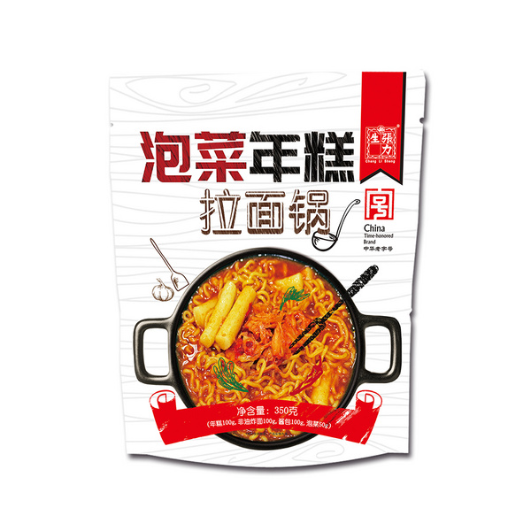 350g泡菜年糕拉面锅