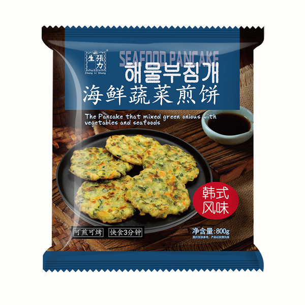 800g海鲜蔬菜煎饼