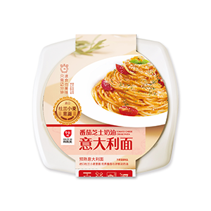 盤裝番茄芝士奶油意面