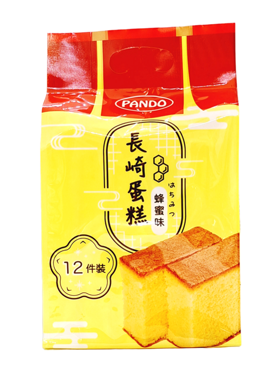 Pando潘多 蜂蜜味長崎蛋糕 12s (372g)