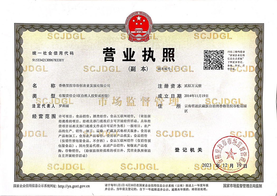營(yíng)業(yè)執(zhí)照