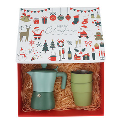 C40063 圣诞摩卡壶套装