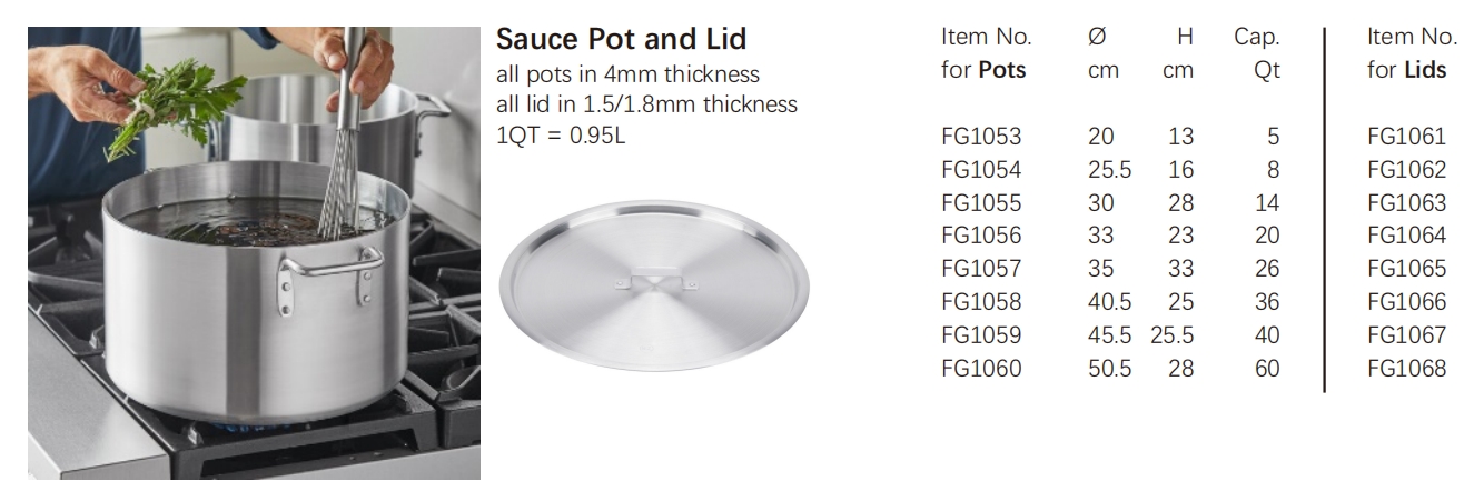 Aluminum Sauce Pot