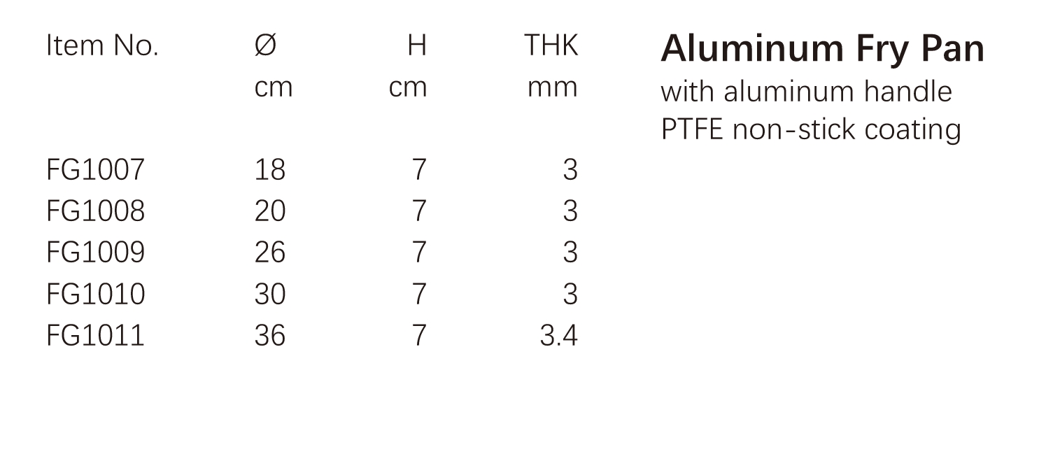 Aluminum Fry Pan