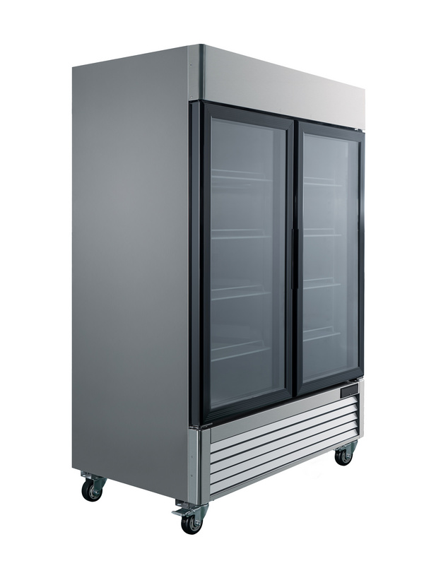 Commercial double two glass doors Freezer-Left Side MF-49G