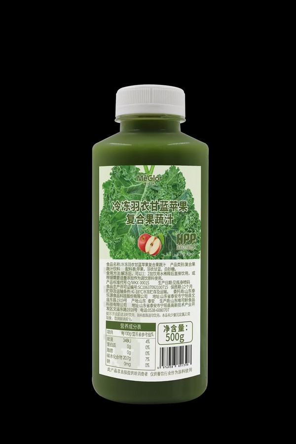 冷凍羽衣甘藍蘋果復合果蔬汁