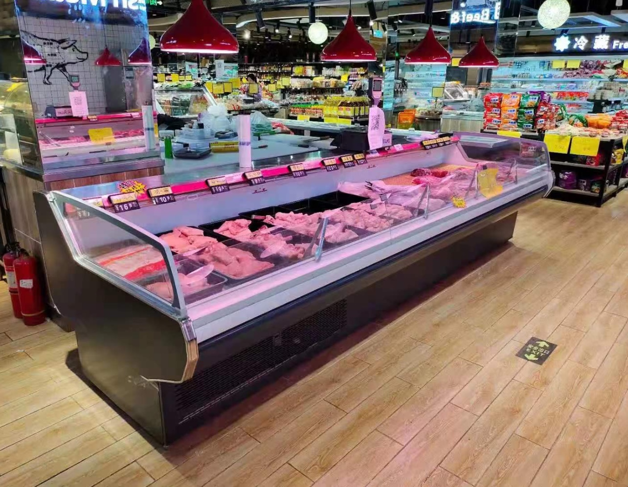 弧形鮮肉柜 整機
