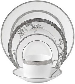 Vera Wang王薇薇白金蕾丝餐具5件组