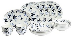  野草莓墨蓝四人食餐套