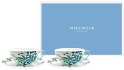 翠玉凤凰白色2杯2碟组