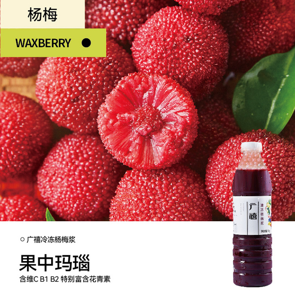 广禧冷冻杨梅浆