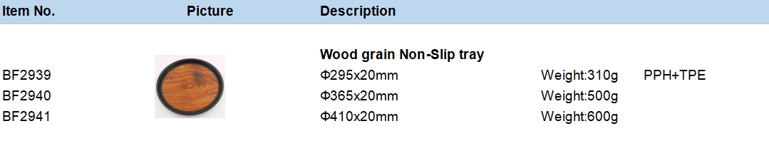 Wood grain Non-Slip tray