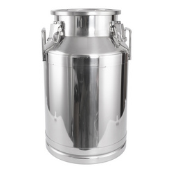 Milk barrel with sealed lid