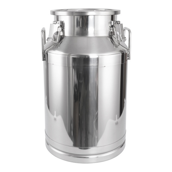 Milk barrel with sealed lid