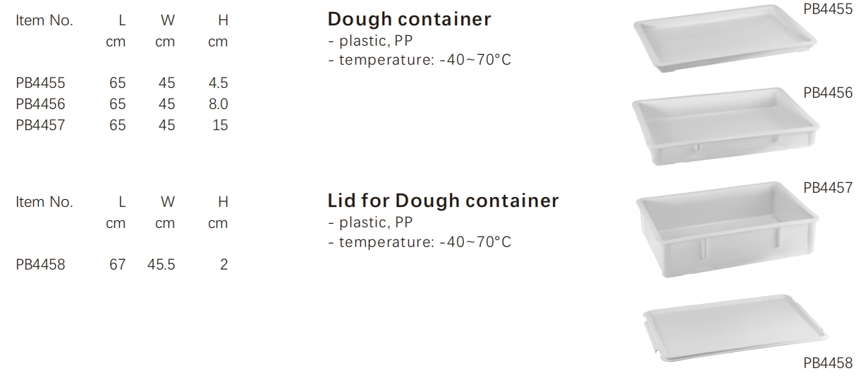 Dough container