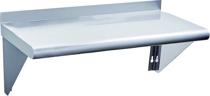 stainless steel wall shelf