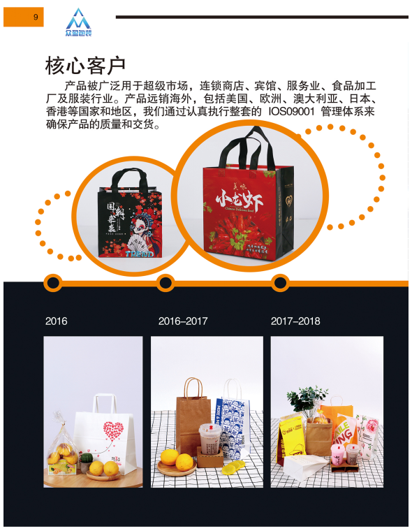 炸鸡烘培手提袋外卖服装袋