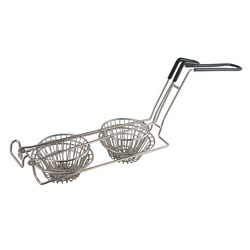 Tortilla Double Taco Cup Fry Basket  6