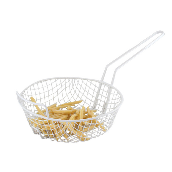 CULINARY IRON BASKET(MIDDLE MESH) 喷粉中孔炸篮 J33011-J33013
