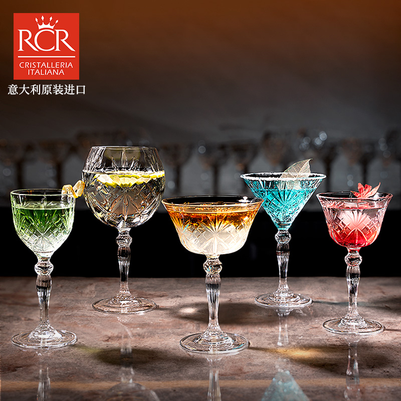 意大利原裝進口RCR皇冠旋律晶質水晶杯