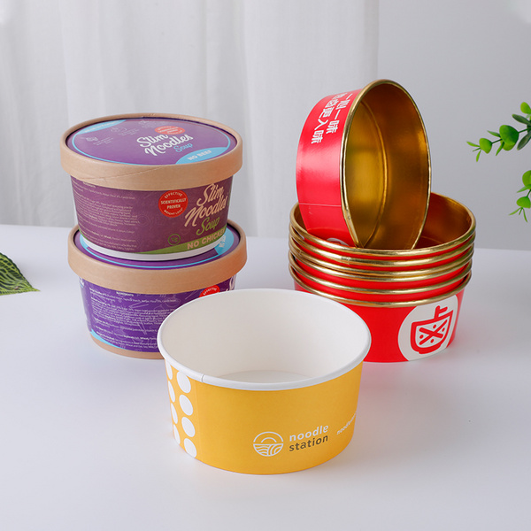 一次性食品级纸面碗外卖打包餐盒