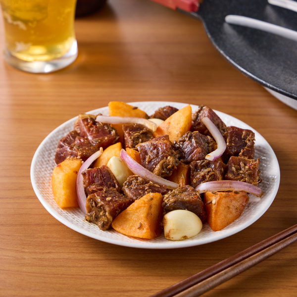 孜然羊肉土豆