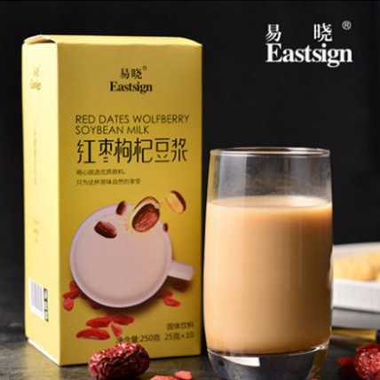红枣枸杞豆浆