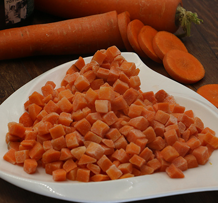 冷冻胡萝卜丁