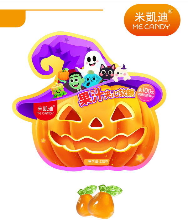 米凯迪果汁夹心软糖