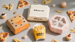 索玛 一次性纸质环保餐盒