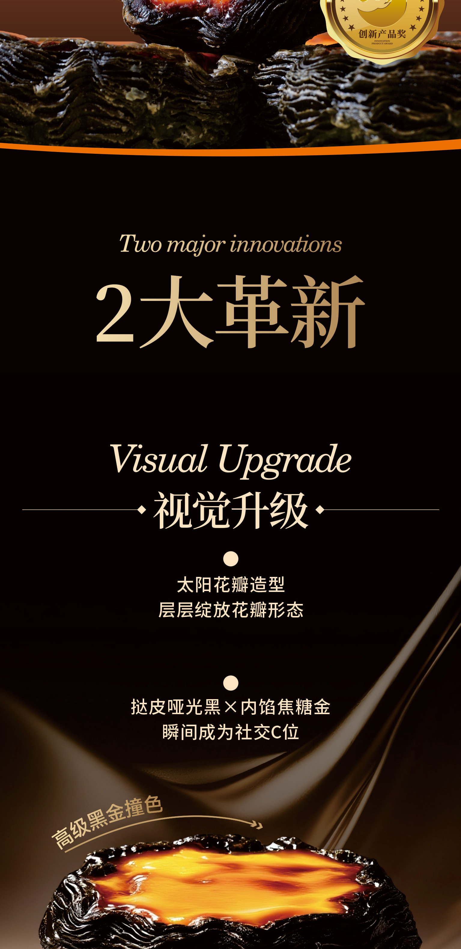 墨鱼汁太阳花挞皮