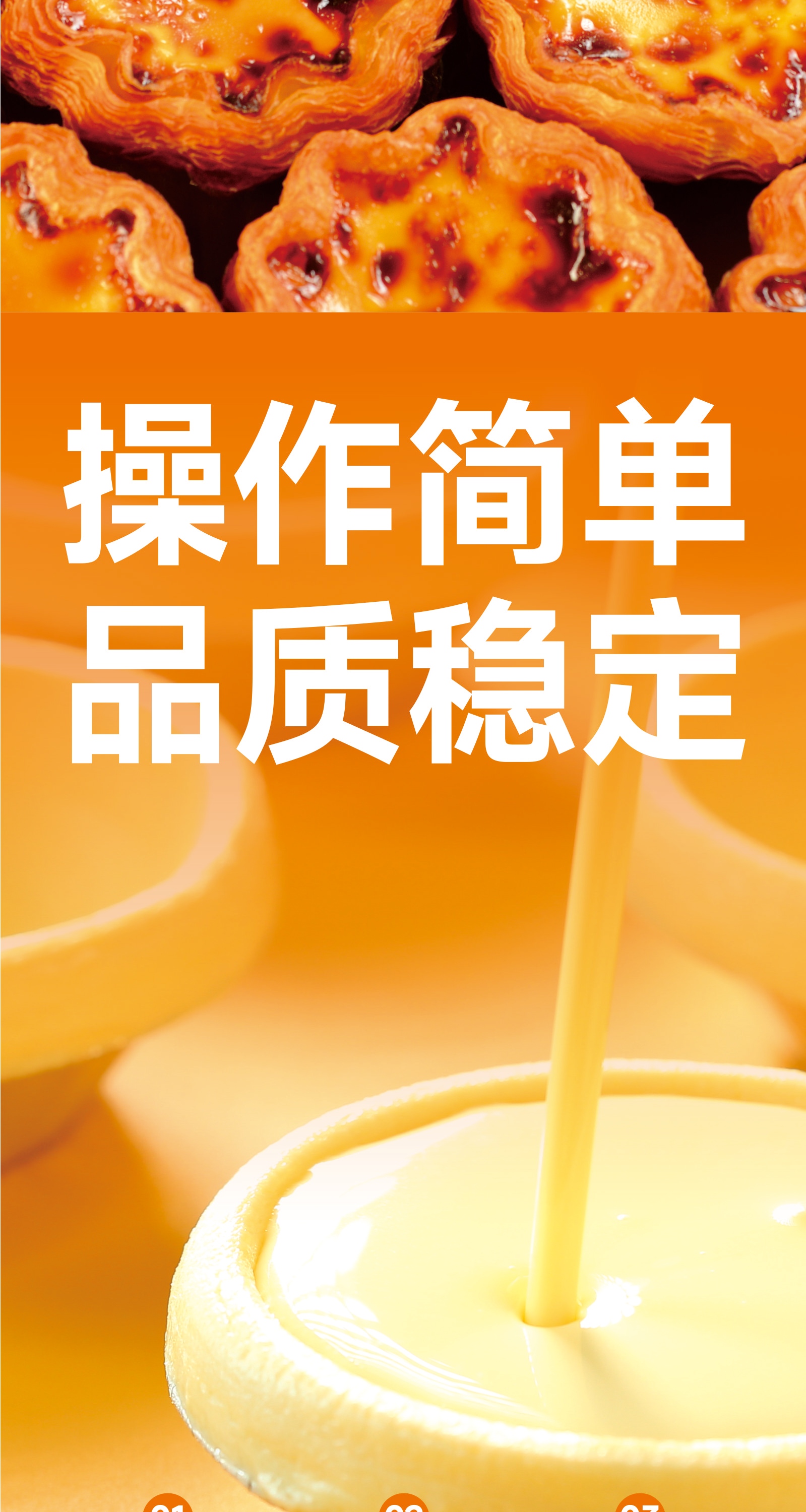 蛋挞布丁调理奶油