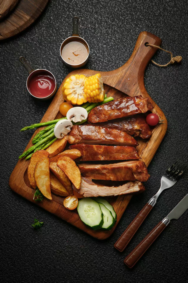 美式烤猪肋排