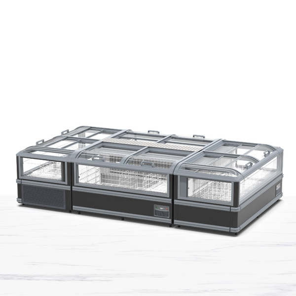 亚洲风冷冻组合岛柜