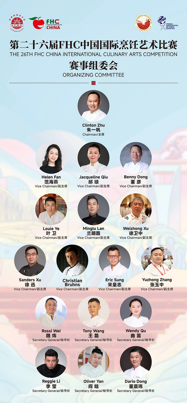 重磅！全球18地105位认证裁判加入第二十六届FHC中国国际烹饪艺术比赛国际裁判团！