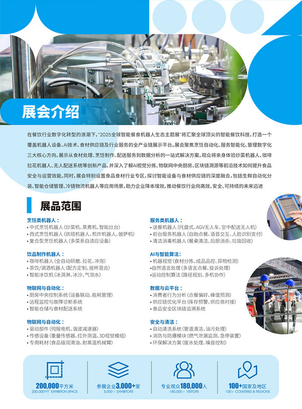 官宣！2025全球智能餐食机器人生态主题展即将启幕：六大品牌齐聚，共探餐食科技新未来