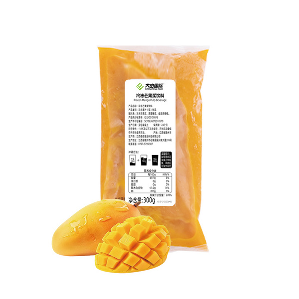 冷冻芒果浆饮料