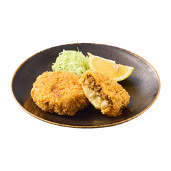 蔡长青日式马苏里拉芝士牛肉饼（2个）200g（冷冻长保）