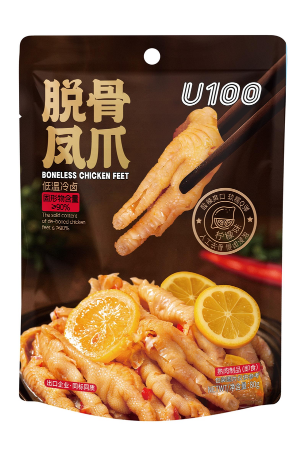 U100脱骨凤爪80g