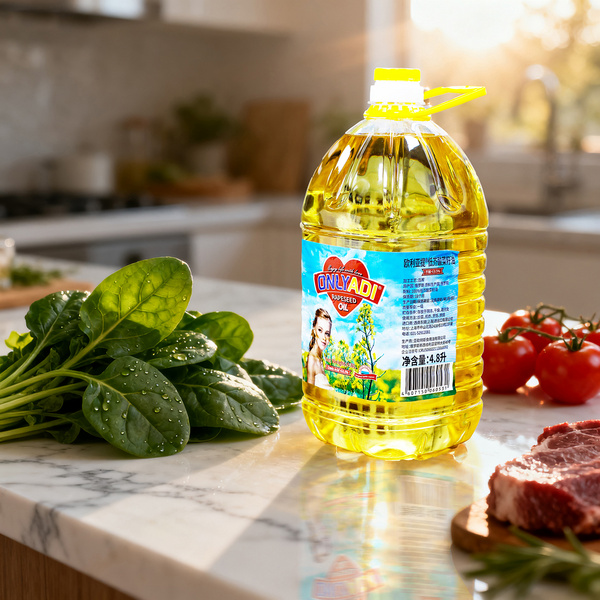 欧利亚提低芥酸菜籽油 4.8L