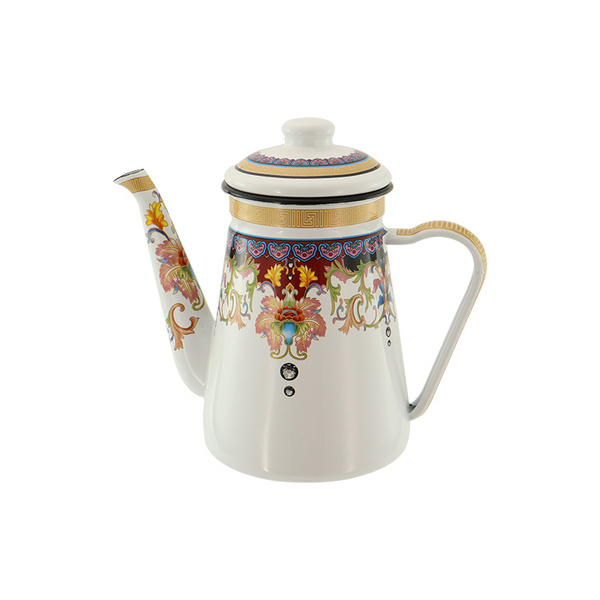 搪瓷珐琅咖啡壶（内白外臻品）C10931F-2