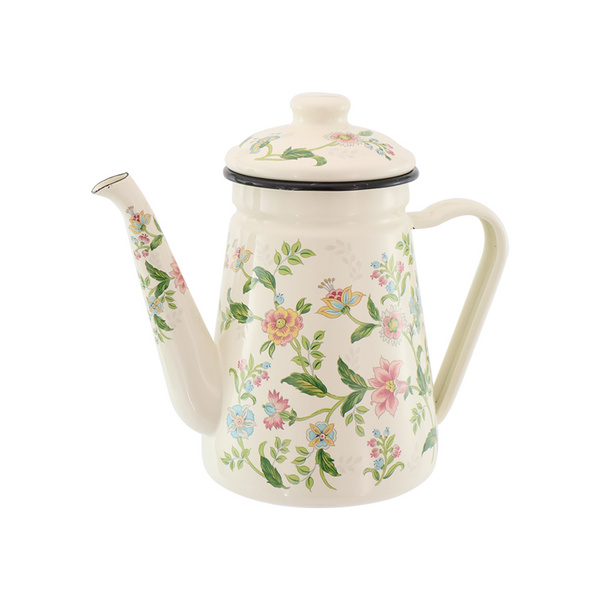 搪瓷珐琅咖啡壶（内白外芳香）C10931F-1