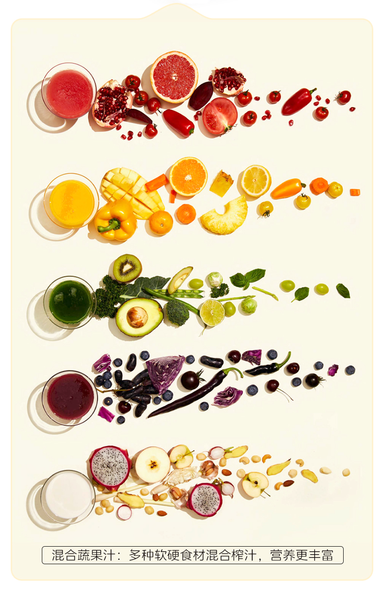 惠人Hurom原汁机榨汁机E50ST大口径 家用全自动 渣汁分离果汁机