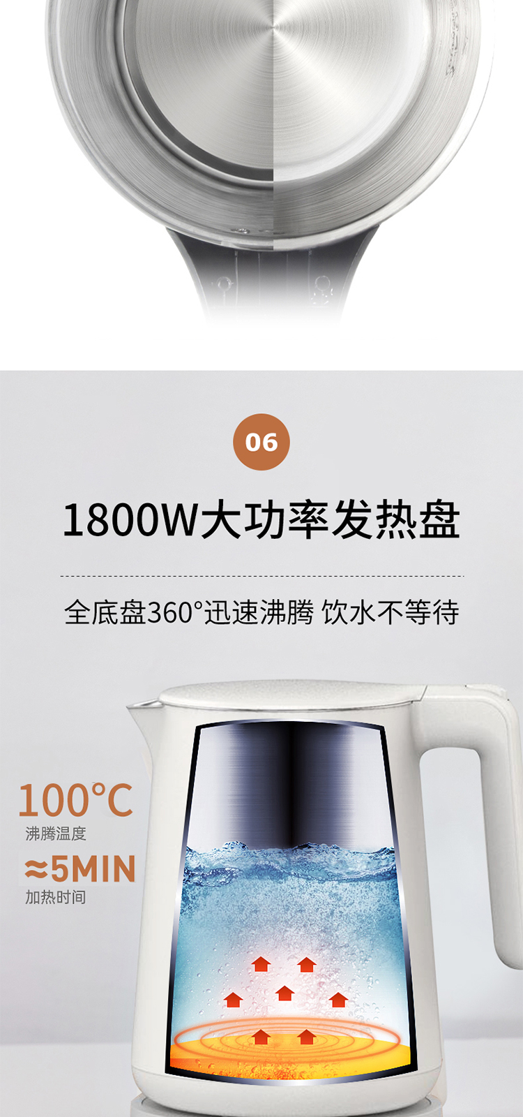 惠人Hurom 电水壶 小型家用智能恒温 热水保温一体 烧水壶