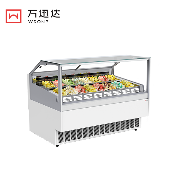万迅达P pro系列专业直角冰淇淋展示柜