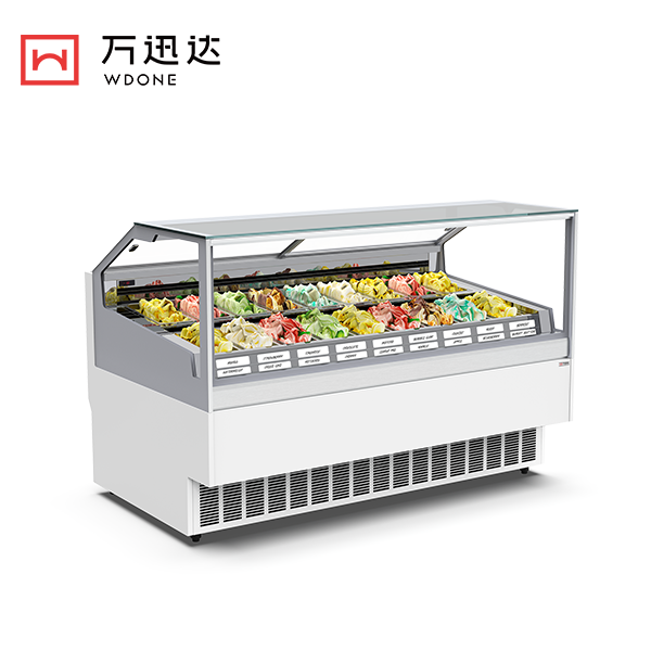 万迅达P pro系列专业直角冰淇淋展示柜