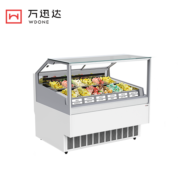 万迅达P pro系列专业直角冰淇淋展示柜