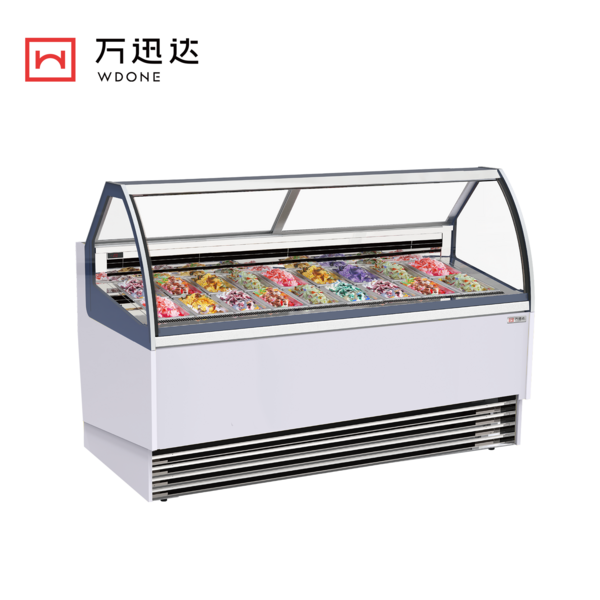 万迅达C系列弧形冰淇淋展示柜