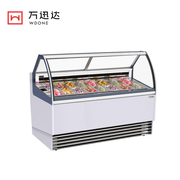 万迅达C系列弧形冰淇淋展示柜