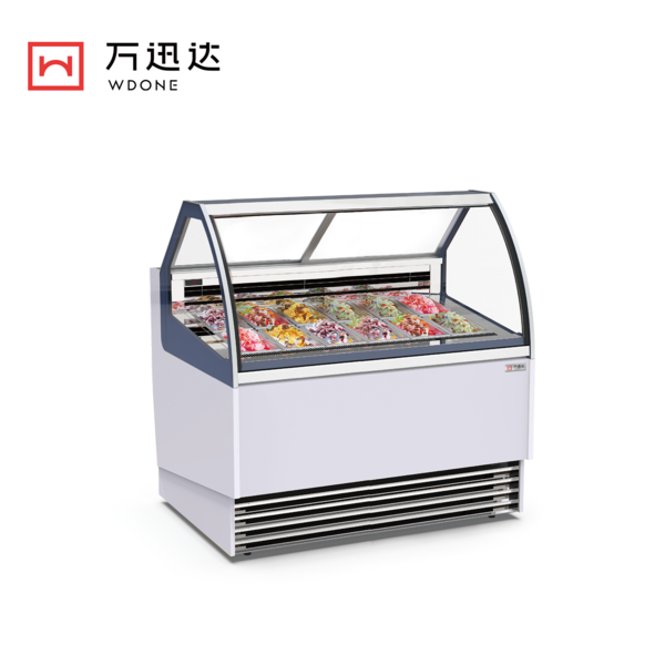 万迅达C系列弧形冰淇淋展示柜